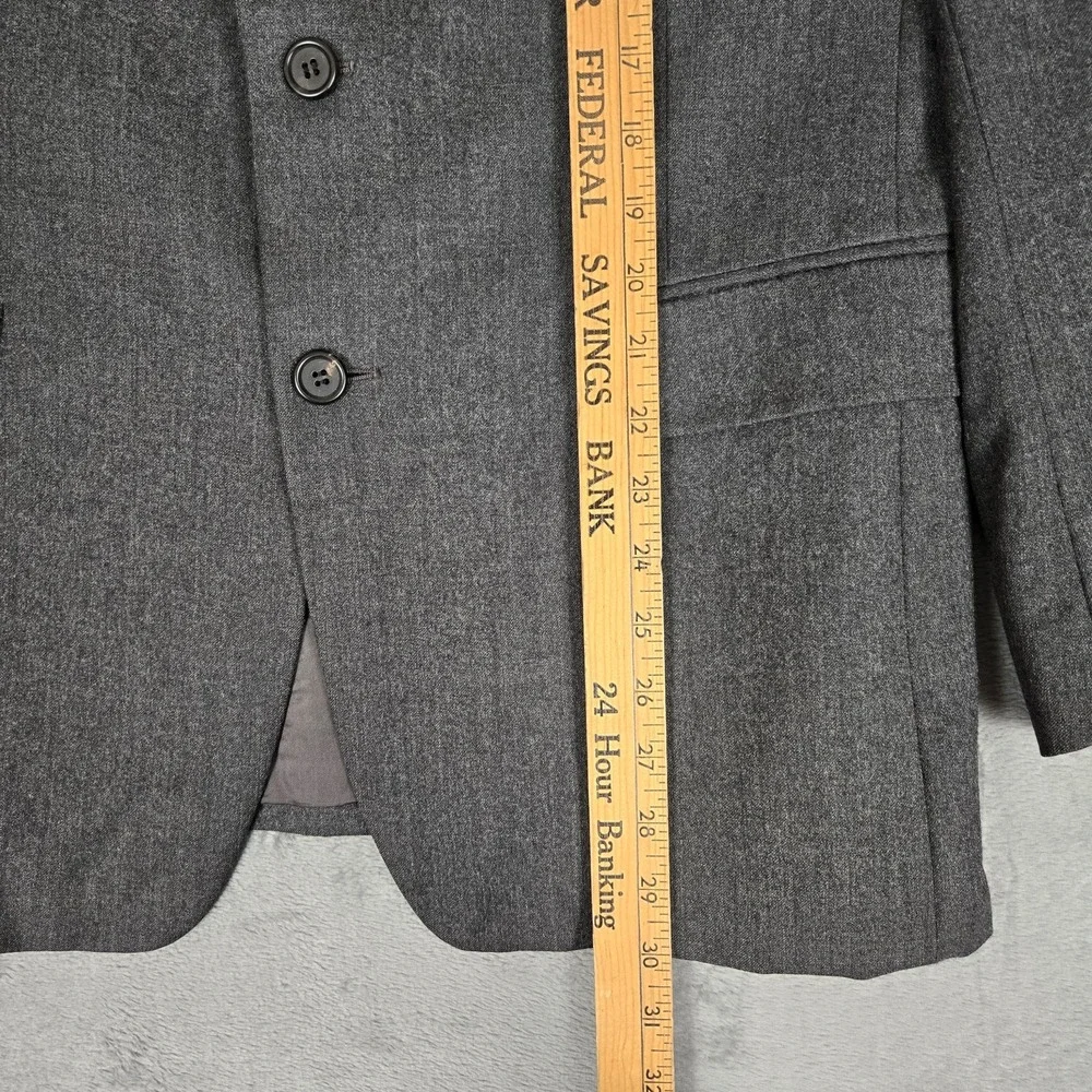 Prada Milano Suit Mens 52R Slim 34x29 Pants Gray 2 Piece Wool Italy Made *READ